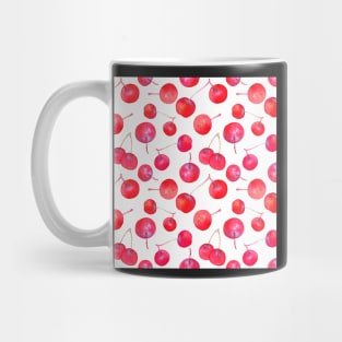 Bright watercolor fruit pattern, little rennet apples Mug